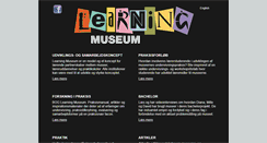 Desktop Screenshot of learningmuseum.dk